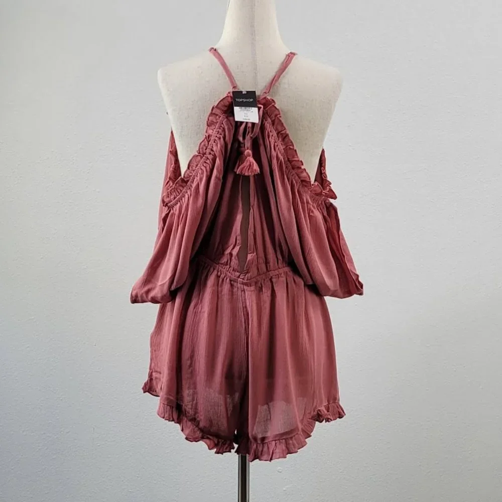 NWT TOPSHOP romper playsuit coverups Sz S & M - Picture 5 of 9